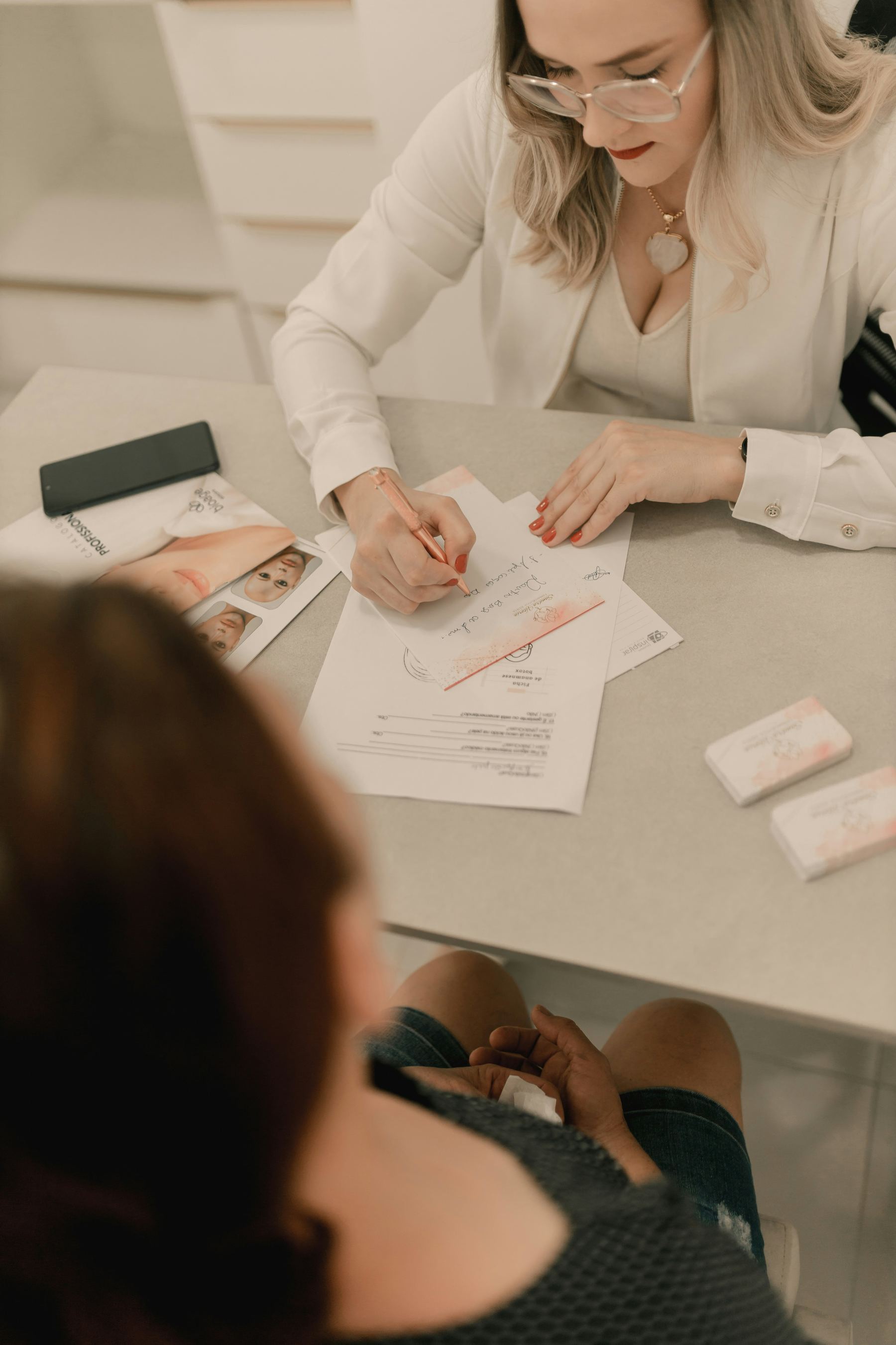 A provider reviewing a personalized health plan with a patient at Ocala